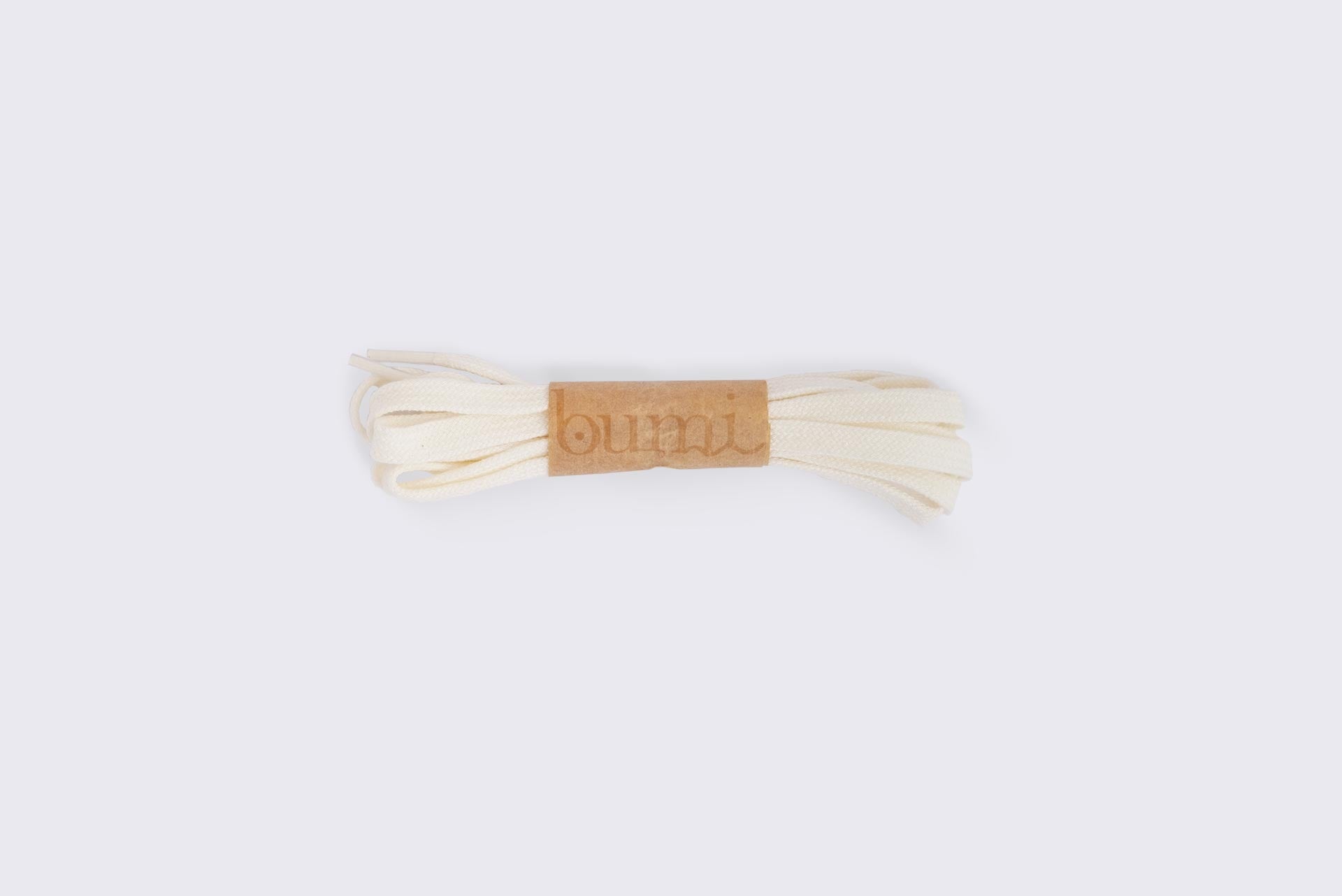 Bumi Laces Recycled Polyester Off White